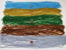 55 - 60 Strands Assorted Colors 4mm x 5mm Oval Glass Beads 2nd Quality  Y-1 