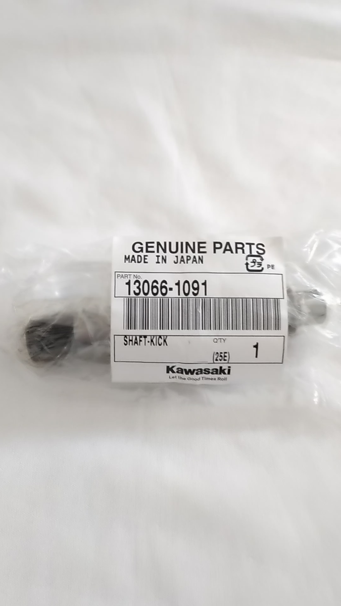 Kawasaki OEM KX250 KX 250 1996 - 1998 KICK STARTER SHAFT Genuine