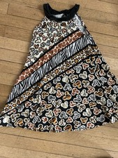 Youth L Disney Parks Animal Kingdom Animal Print Mickey Mouse Dress Girls