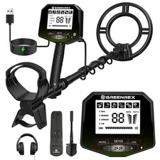 Professional Metal Detector Green IP68 Waterproof