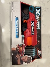 ZURU X-Shot Excel Double Reflex 6 Foam Dart Blaster with 12 Darts NEW