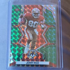 2022 Panini Mosaic Prizm Jerry Rice #181 San Francisco 49ers Football Card