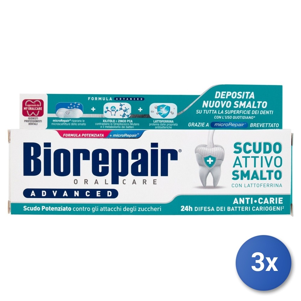 3X Biorepair Toothpaste 75 Ml. Active Excuse