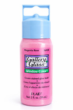Vintage Gallery Glass Magenta Rose 16438 Window Color Craft 2 oz / 59 ml SEALED