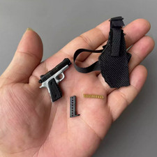 1/6 Male Soldier Pistol+Hoster Model for 12''Action Figures
