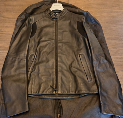 NWT Belstaff X McLaren 950.S001 Black Leather Jacket 48IT/Medium