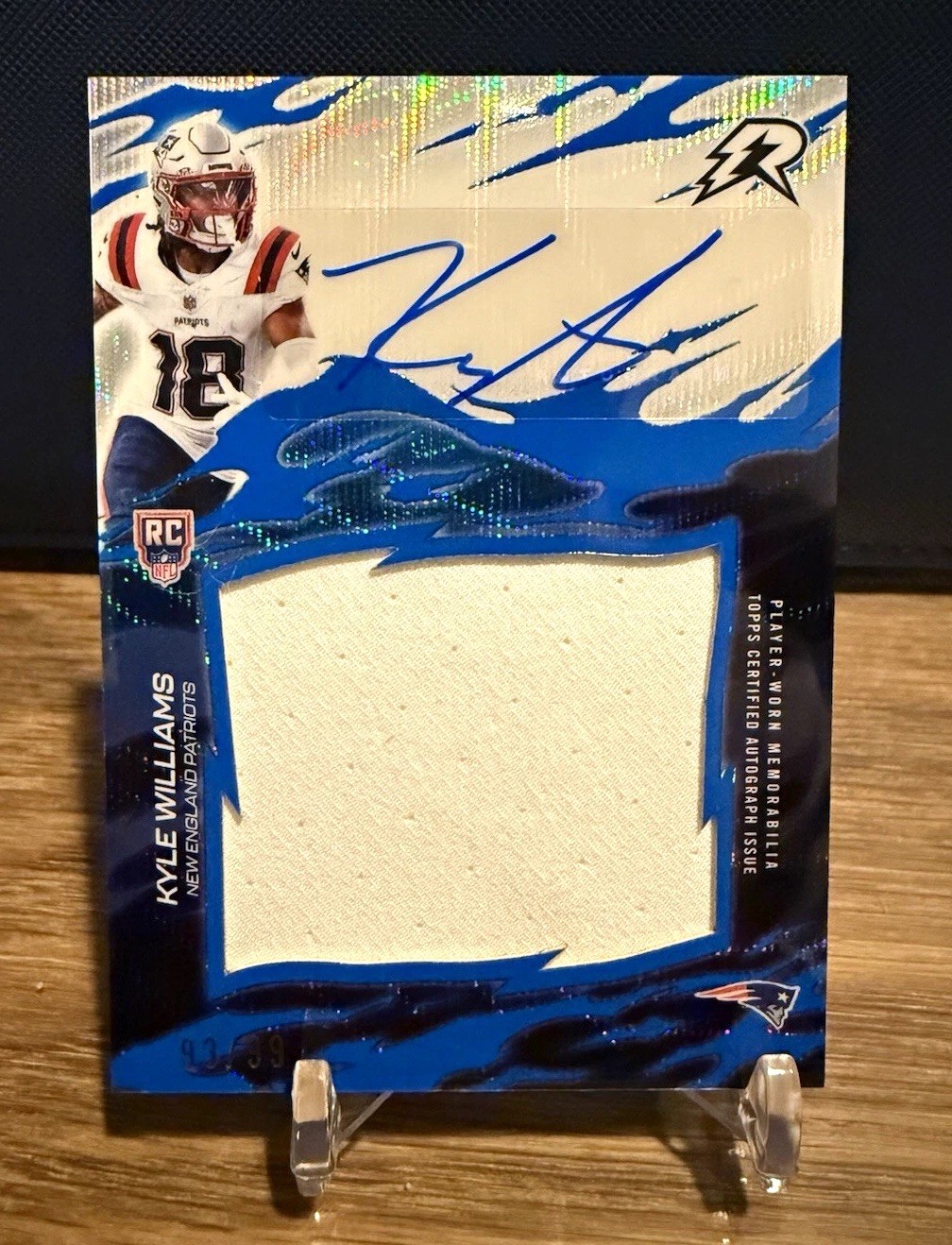 2025 Topps Resurgence Kyle Williams RC Relic Signatures #RPA-KW