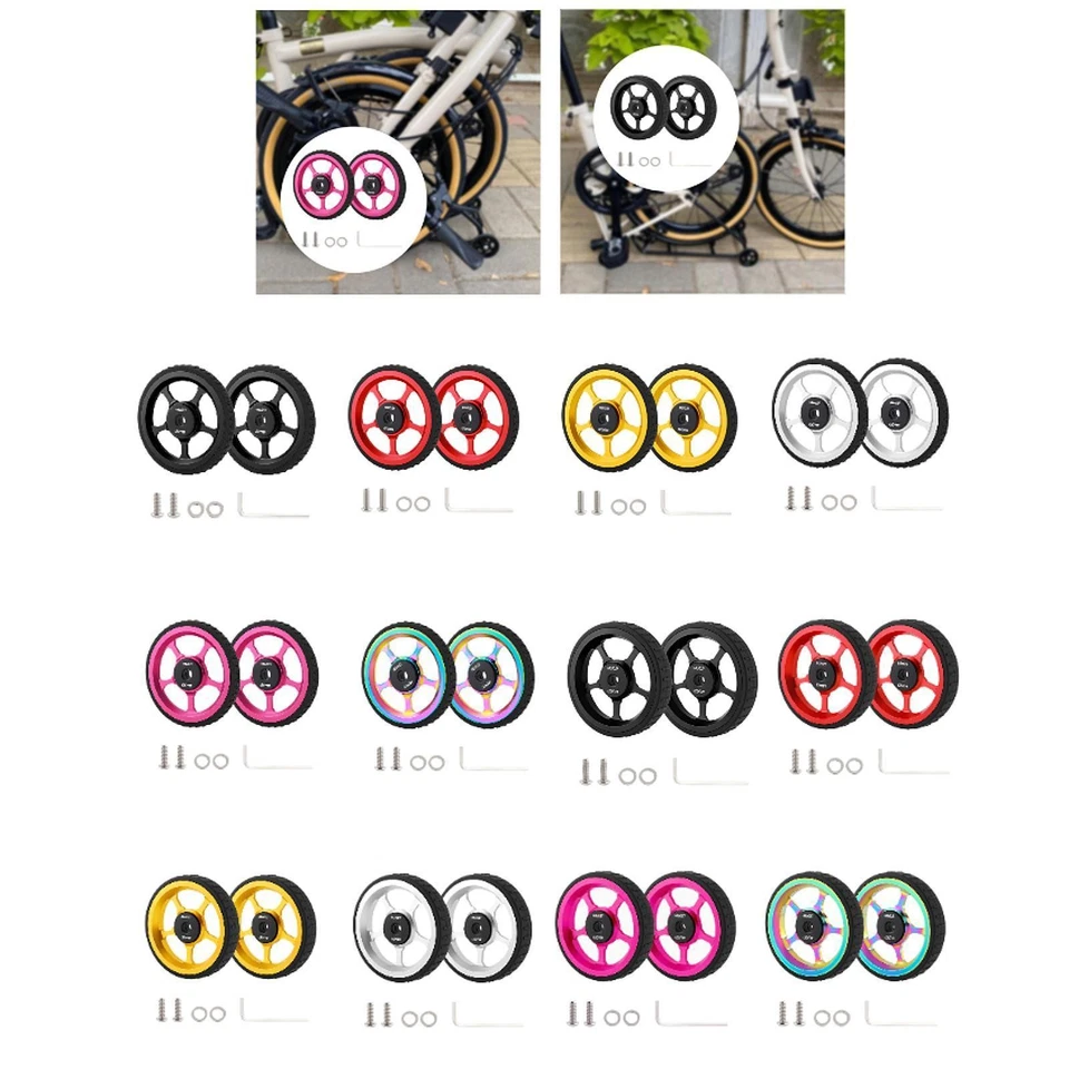 Roues de Vélo Pliant Easywheel, Accessoires Légers pour Pneus de Remplacement - Photo 1/1