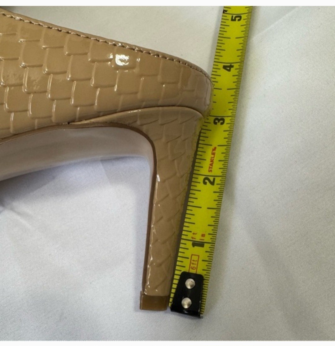 Calvin Klein Cecily Patent Python Beige Textured … - image 11