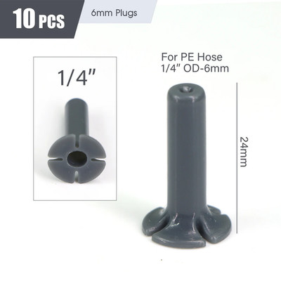 1/4'' 3/8'' 1/2'' PE Hose Quick Connector Garden Watering Tube Joint for Od-16Mm Od
