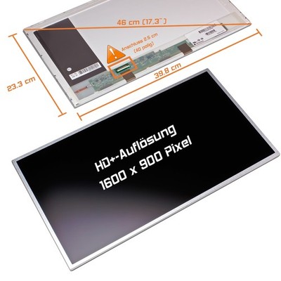 17,3'' LED Display matt passend für Samsung NP300E7A NP550P7C NP305E7A WSXGA