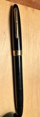 Vintage 1950's Sheaffer Valiant Snorkel Fountain Pen 14k Gold Nib