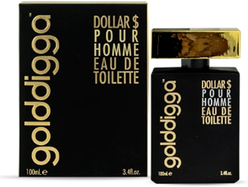 Mens Golddigga Dollar $ Pour Homme Eau De Toilette 100ml Spray Fragrance for Hi