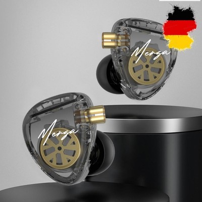 Wired Earbuds Dual-Dynamic Driver HIFI In Ear Earphones Portable Stereo Headset