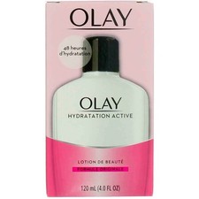 2 Pack Olay Active Hydrating Beauty Moisturizing Fluid Lotion, 4 fl oz