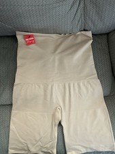 New Skinny Girl Smoothers  Shapers, High-Waisted Shorts, Firm Control, Nude, XL