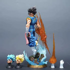 Large Dragon Ball Goku Vegeta Vegito Statue Figure Anime Super Saiyan Changeable