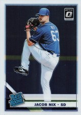 2019 Panini Donruss Optic - Rated Rookies Jacob Nix #68 (RC)