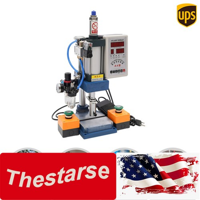 #ad 440lbs Pneumatic Punch Machine Pressure Digital Punch Press 2 Buttons Controller $202.83