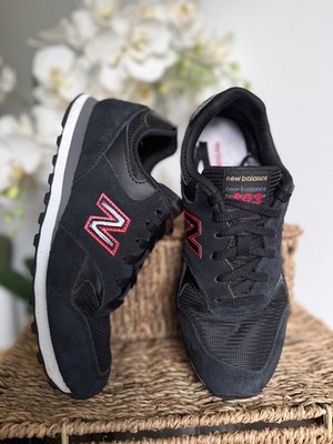 New Balance 393 V1 Sneaker Schwarz Wildleder Rot Jungen Sneaker UK 6,5 EU 40