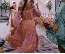 Free People NWT Size Large Gorgeous Spell & the Gypsy Dress NEW Rae Gown