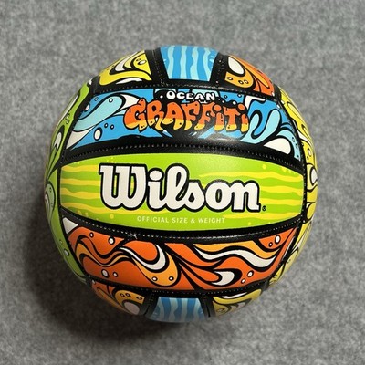 Wilson Ocean Graffiti Official Size and Weight Outdoor Volleyball 