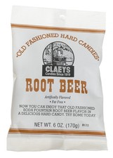 Claey's, Old Fashioned Hard Candy Root Beer, 6 6 Ounce (Pack of 1), No Color