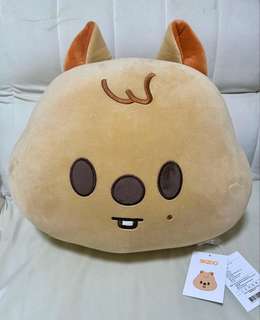 Stray kids SKZOO Han Quokka face plush Baby Version Cushion NEW