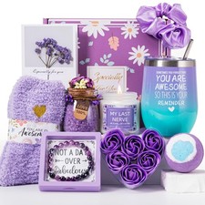 Birthday Pamper Gifts for Women,Get Well Soon Gifts Basket for Her,Unique Self