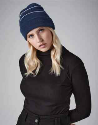 Beechfield Enhanced-Viz Beanie Mütze warm Herren Damen Wintermütze