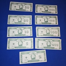 24 Vintage Hunky Dory That Ain't Hay Smackers Play Money Various Bills