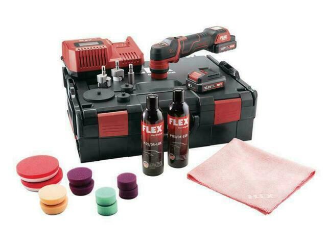 Flex Power Tools Flxpxe80f PXE 80 10.8-ec/2.5 P Spot Polisher Set