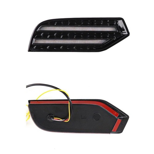 4pcs LED Daytime Running Light Turn Indicator Fog Lamp Bumper For Toyota Sequoia - Imagen 4 de 9