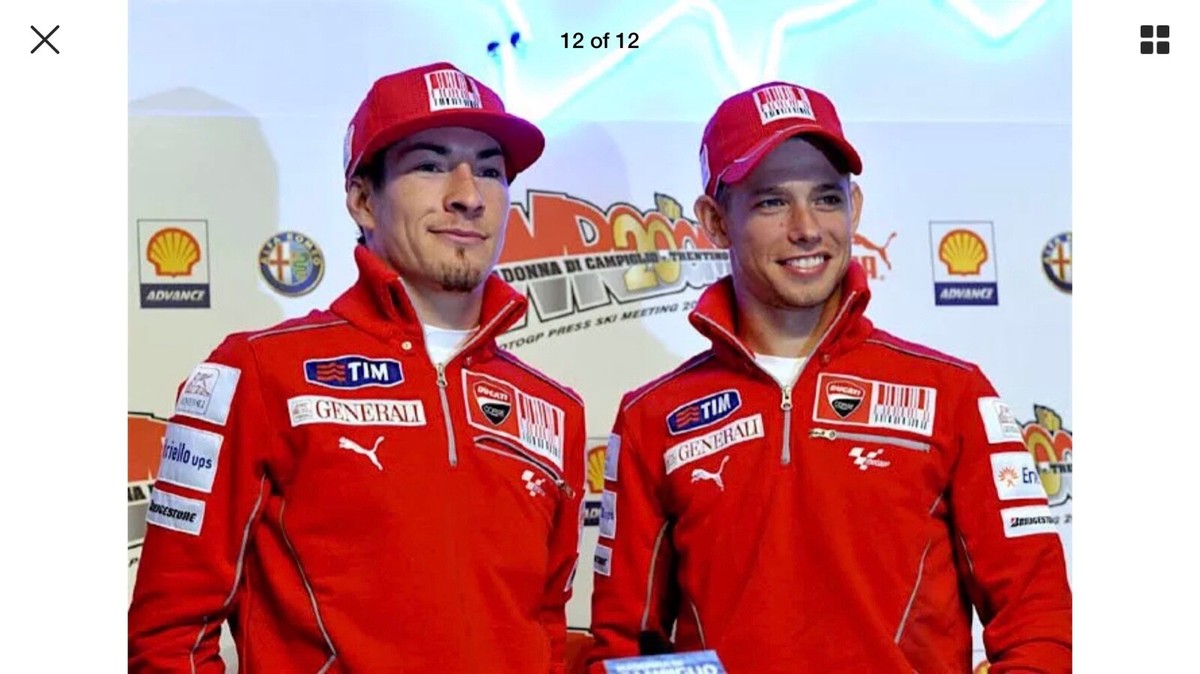 PUMA Ducati レッドシャツ M 2010 Ducati Puma Motogp Team T-Shirt No Replica, Nicky Hayden
