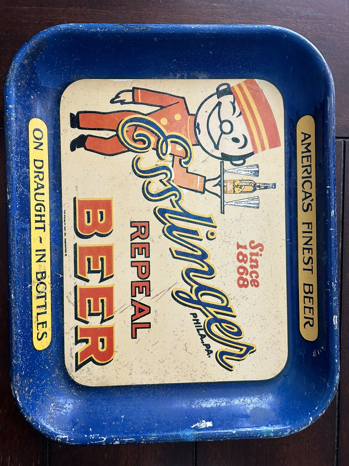 Esslinger Repeal Beer Vintage Metal Tray eBay