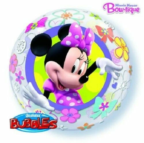 Minnie Mouse Fiesta Multicolor Globos de burbuja