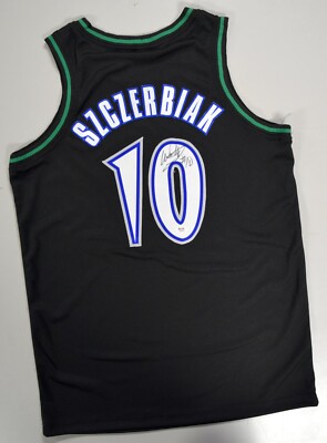 Wally Szczerbiak Signed Custom Minnesota Timberwolves Black Jersey