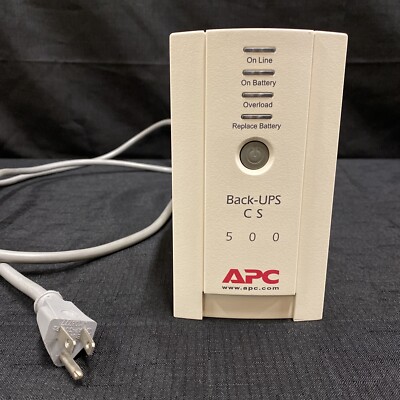 APC Back-UPS CS 500 Battery Backup & Surge Protection BK500 6-outlet *NO BATTERY