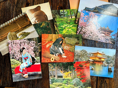 Vintage Japanese International Tourist City Kyoto Japan Postcards