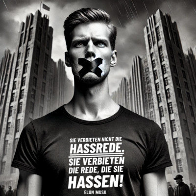 Elon Musk Sie verbieten nicht die Hassrede Zensur Meinungsfreiheit A5GG T-Shirt