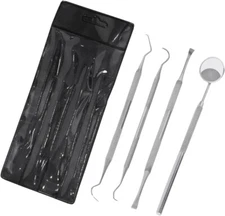 Dental Teeth Cleaning Kit Multi Floss Plaque Remover Care Tooth Scraper Tools 4.