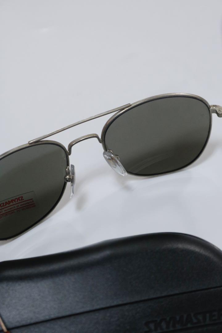 AMERICAN OPTICAL SKYMASTER Classic Silver Sunglasses 57□20 Dead 