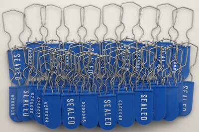 Electric Meter Security Seal Wire Padlock Pack of 50