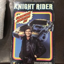 1982 KNIGHT RIDER TV SHOW PONTIAC FIREBIRD COLORFORMS ADVENTURE SET WITH BOX
