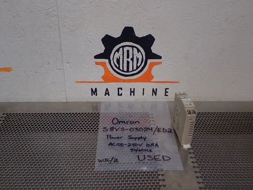 Omron S8VS-03024/ED2 Power Supply AC100-240V 0.9A 50/60Hz Used With Warranty