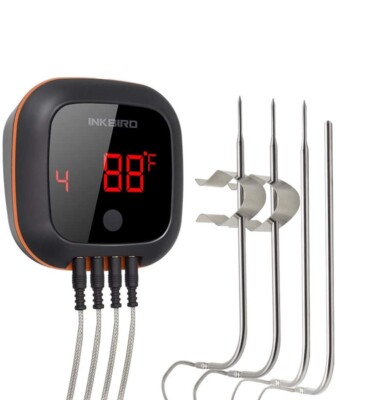 INKBIRD IBT-4XS BBQ Thermometer Bluetooth Fleisch 4 Sonden kabellos