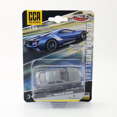1:64 Scale Maserati Ghibli Model Car Diecast Toy Cars ​​Friction