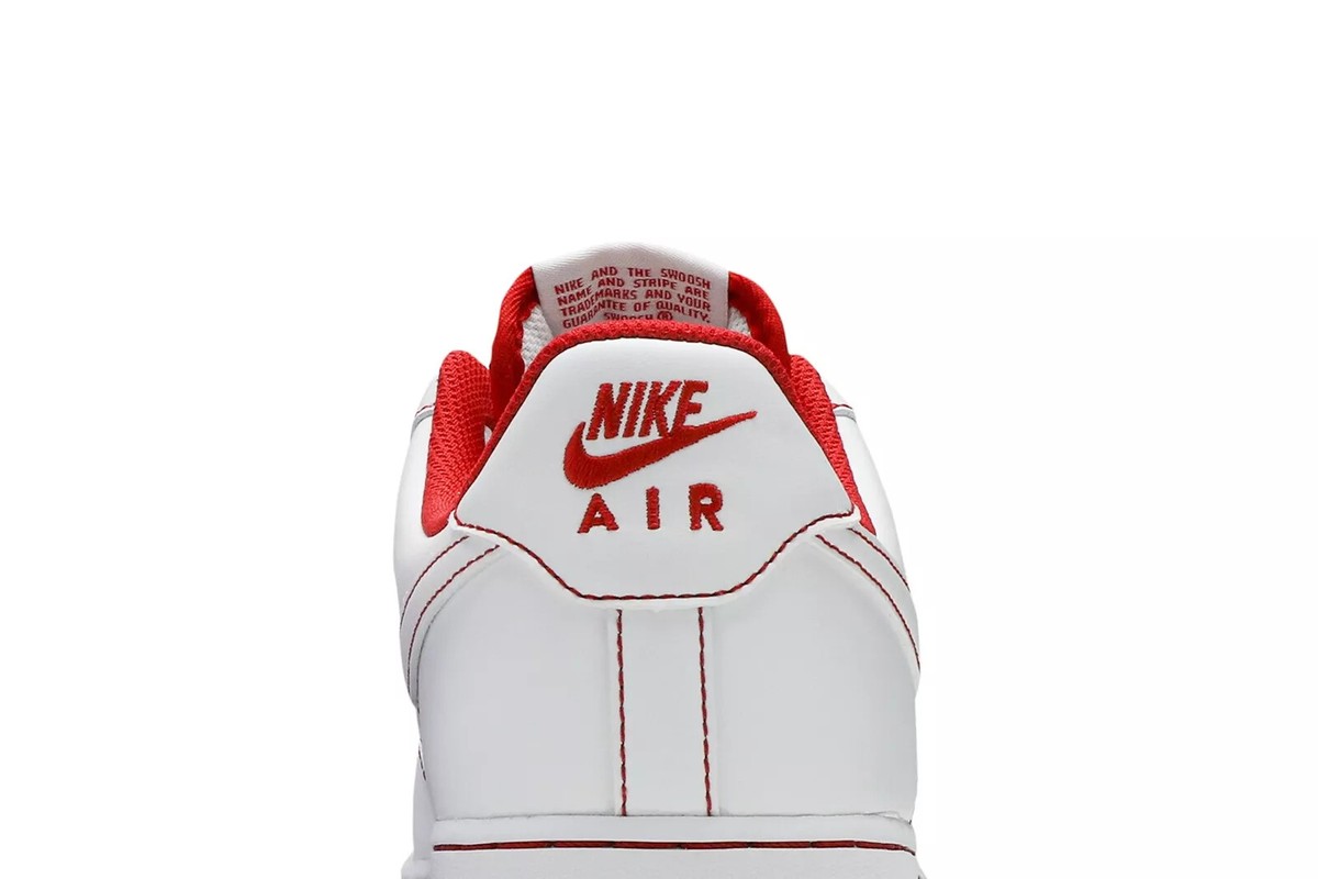 Nike Air Force 1 Low '07 Stitch Radiant Red CV1724-100 Men's Size