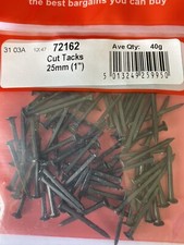 25MM 1" CARPET TACKS CARPET NAILS LINOLIUM 40 GRAM PACK