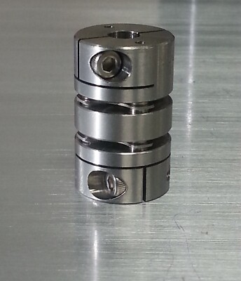 Ruland Stainless Steel 6mm Double Disk Rigid Shaft Coupling MDCD19-6-6-SS
